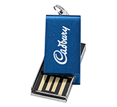 2gb Mini Aluminium Twister USB FlashDrive - Engraved