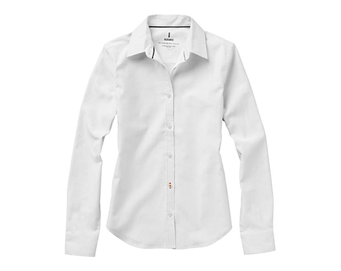 Vaillant Long Sleeve Women's Oxford Shirts - White
