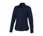 Vaillant Long Sleeve Women's Oxford Shirts - Navy Blue