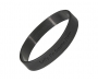 Silicone Wristbands Debossed - Black