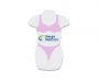A6 Womans Body Shaped Sticky Notes - White