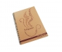 A4 Natural Recycled Spiral Bound Notepads - Natural