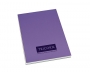 A4 Recycled Till Receipt Covered Notepads - Berry Purple