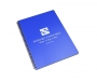 A4 Spectrum Polyprop Wirebound Notepads -  Royal Blue