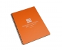 A4 Spectrum Polyprop Wirebound Notepads -  Citrus Orange