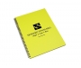A4 Spectrum Polyprop Wirebound Notepads -  Sunshine Yellow