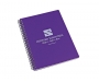 A5 Spectrum Polyprop Wirebound Notepads - Purple
