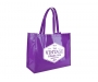 Palma Gloss Laminated Non-Woven Shoppers - Purple