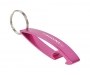 Arc Engraved Keychain Bottle Openers - Pink
