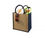 Bombay Natural Cotton Jute Gift Bags - Navy