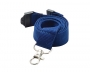 20mm Express Branded Flat Polyester Lanyards - Blue 