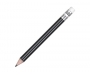Mini Pencils With Eraser - Black