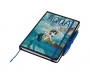 Noir Colourburst A5 Soft Feel Notebooks & Contour Pens - Blue