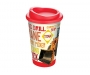 ColourBrite 350ml Americano Coffee Take Away Mugs - Red