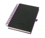 Orlando A5 Wiro Journal Notebooks - Purple