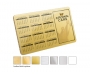 ColourBrite Aluminium Calendar Coasters - Gold