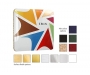 Square ColourBrite Aluminium Coasters - White